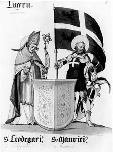 Saints Leodegarius and Mauritius by English School
